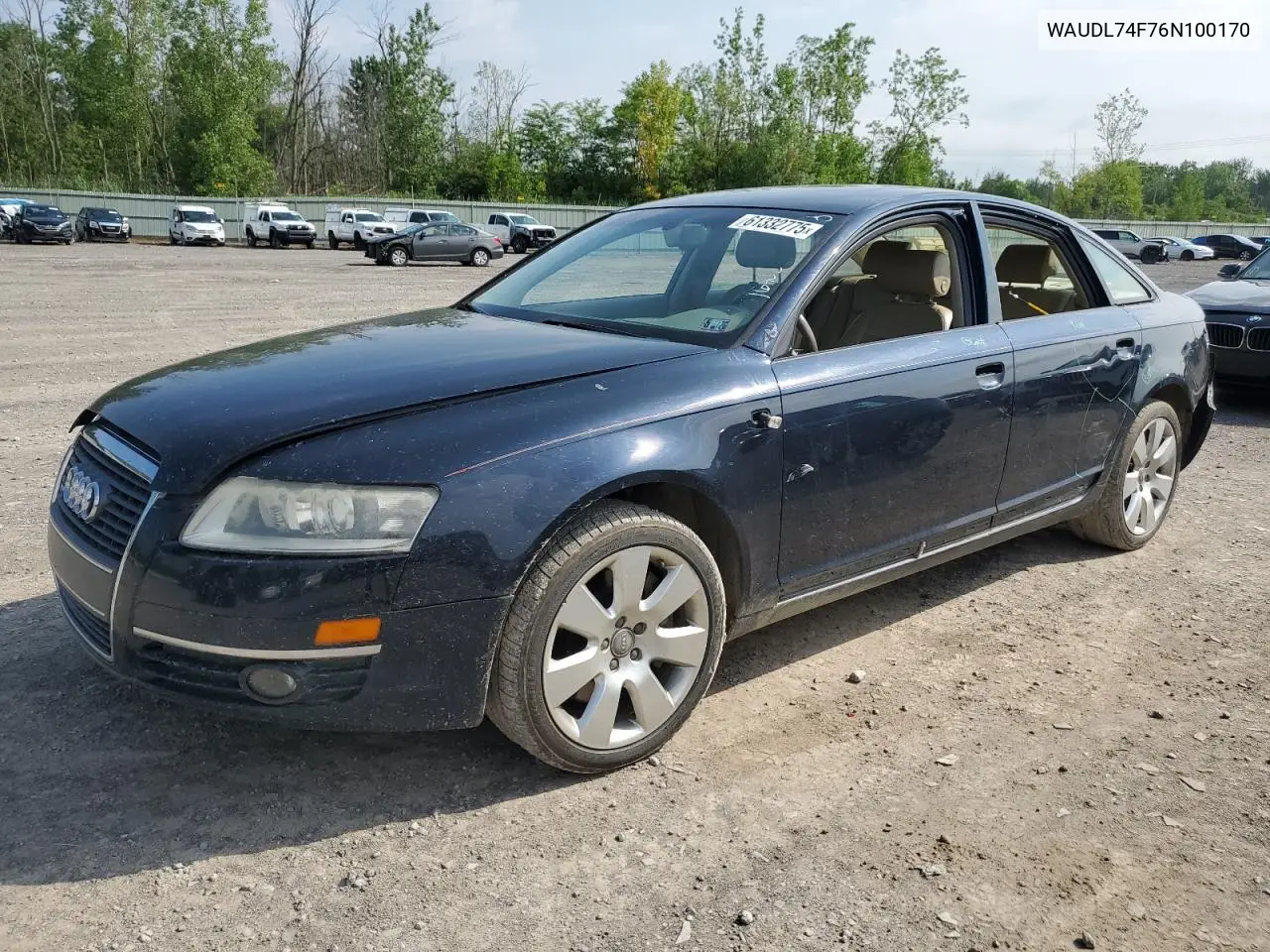 2006 Audi A6 4.2 Quattro VIN: WAUDL74F76N100170 Lot: 61332775