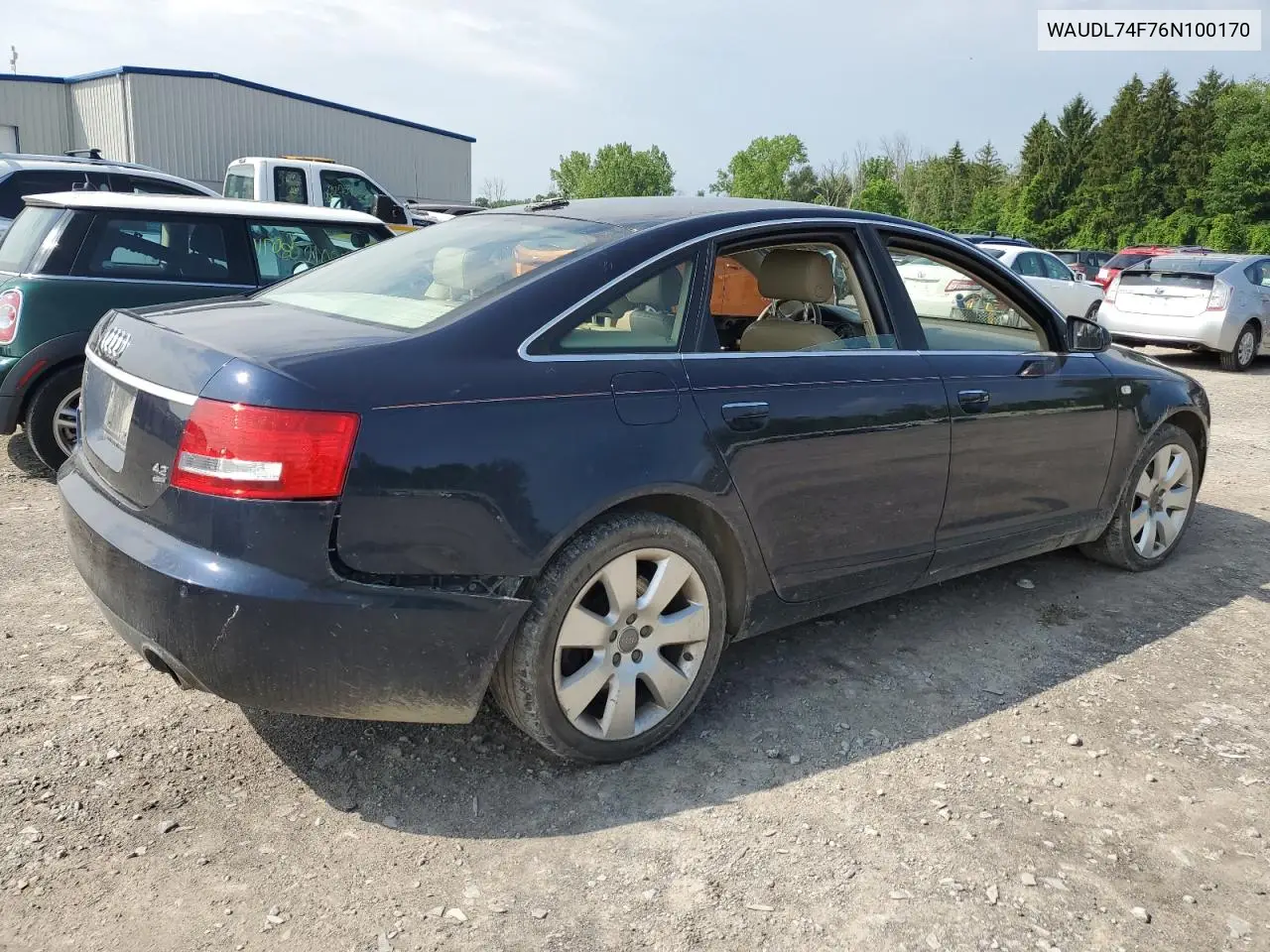 2006 Audi A6 4.2 Quattro VIN: WAUDL74F76N100170 Lot: 61332775