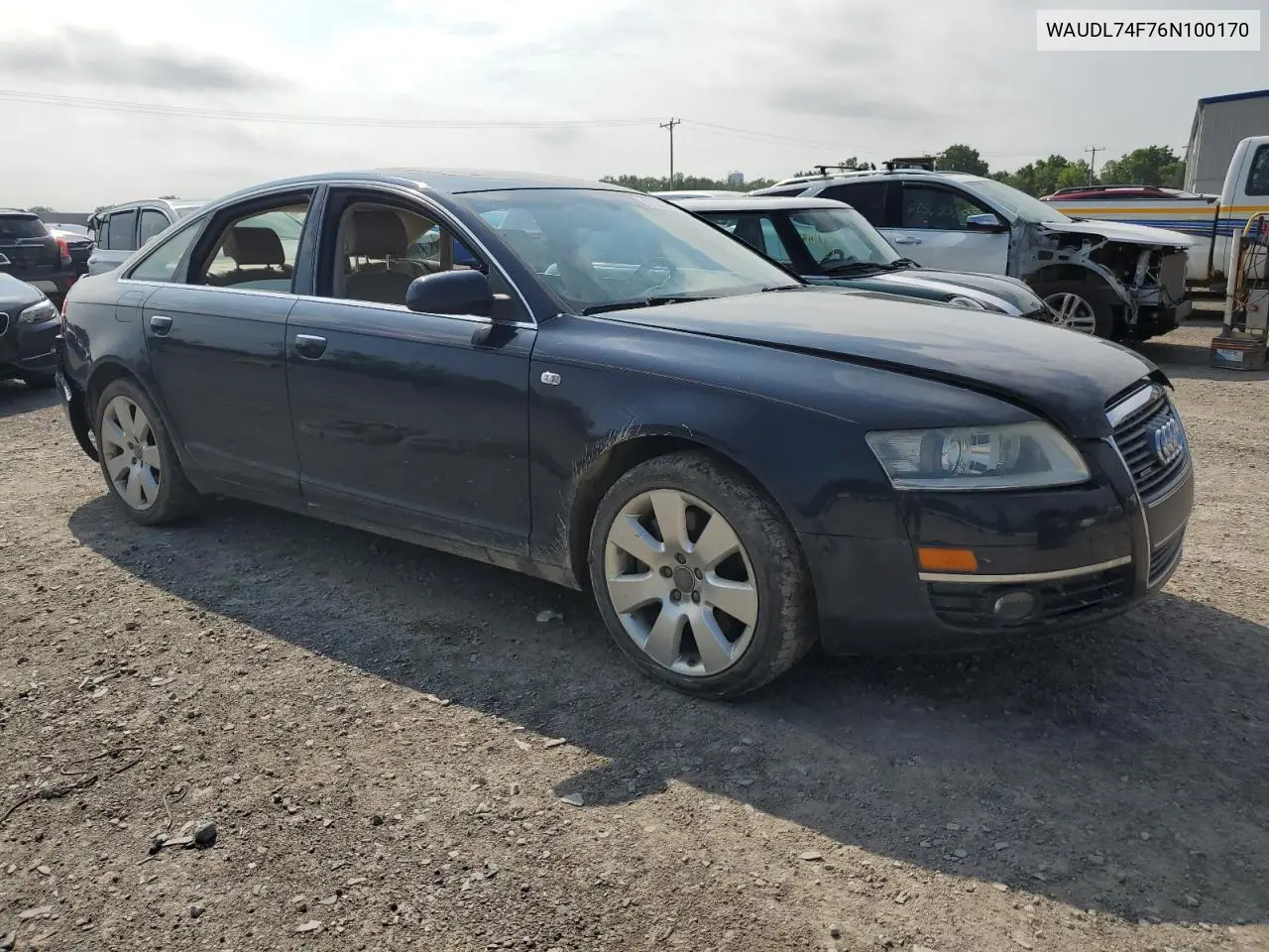 2006 Audi A6 4.2 Quattro VIN: WAUDL74F76N100170 Lot: 61332775