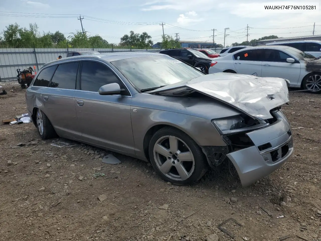 2006 Audi A6 Avant Quattro VIN: WAUKH74F76N105281 Lot: 62265315