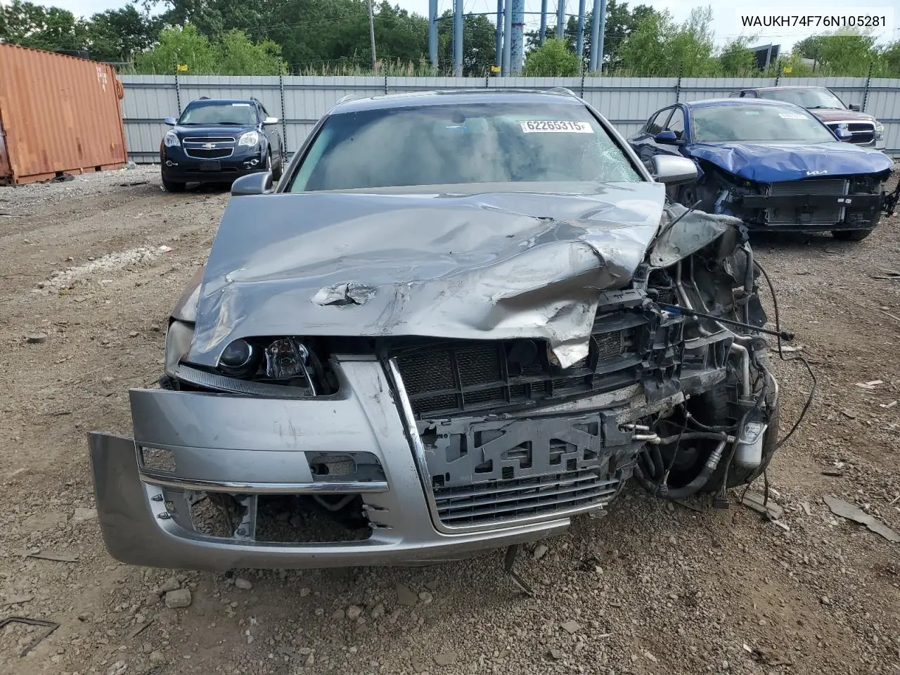 2006 Audi A6 Avant Quattro VIN: WAUKH74F76N105281 Lot: 62265315