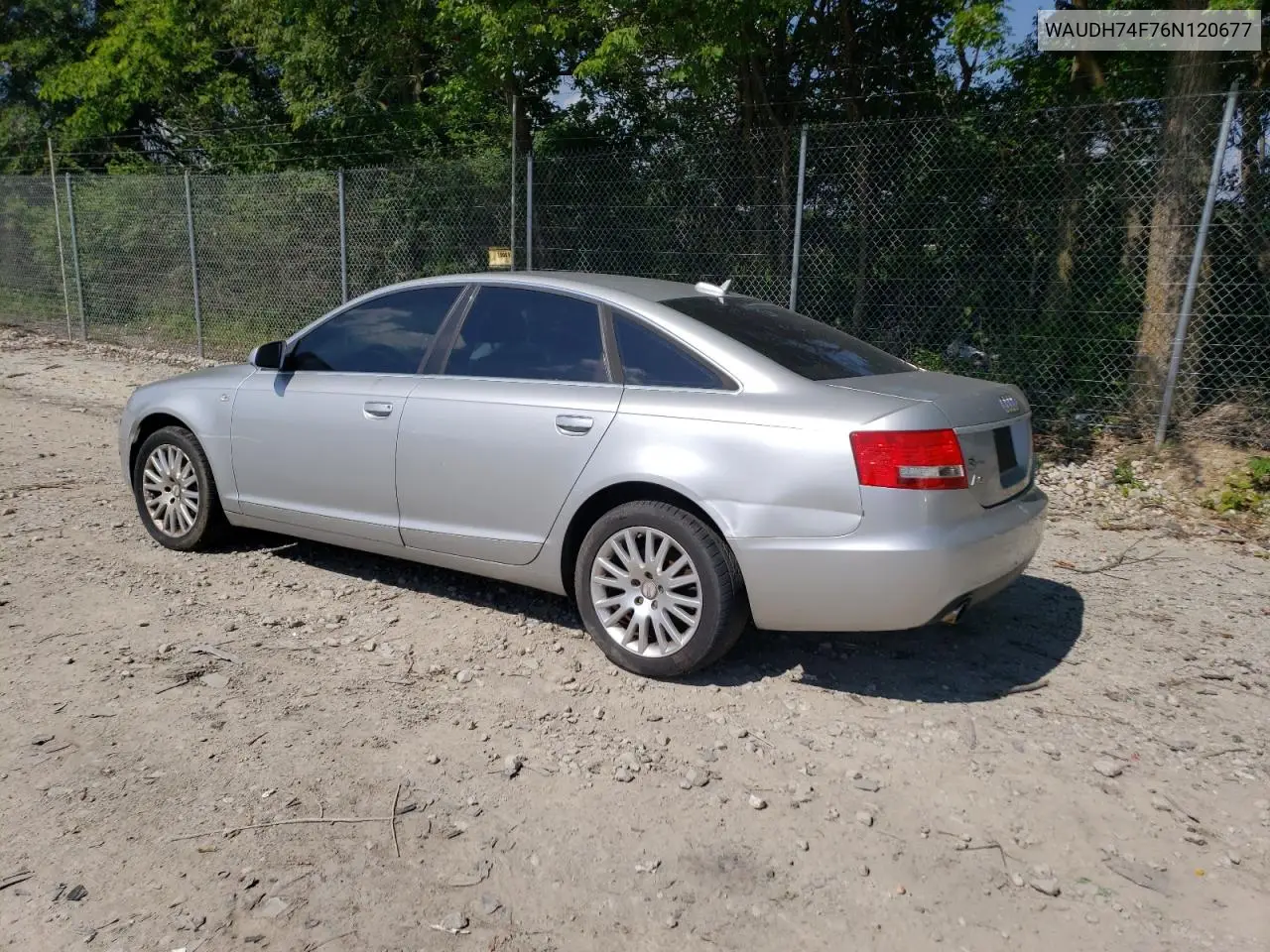 2006 Audi A6 3.2 Quattro VIN: WAUDH74F76N120677 Lot: 62494585