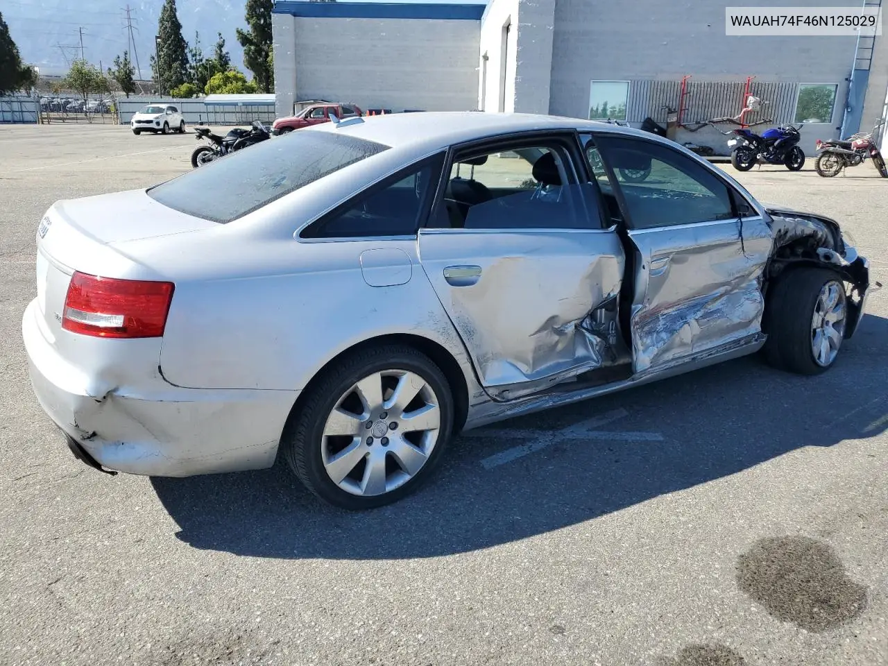 2006 Audi A6 3.2 VIN: WAUAH74F46N125029 Lot: 62818895