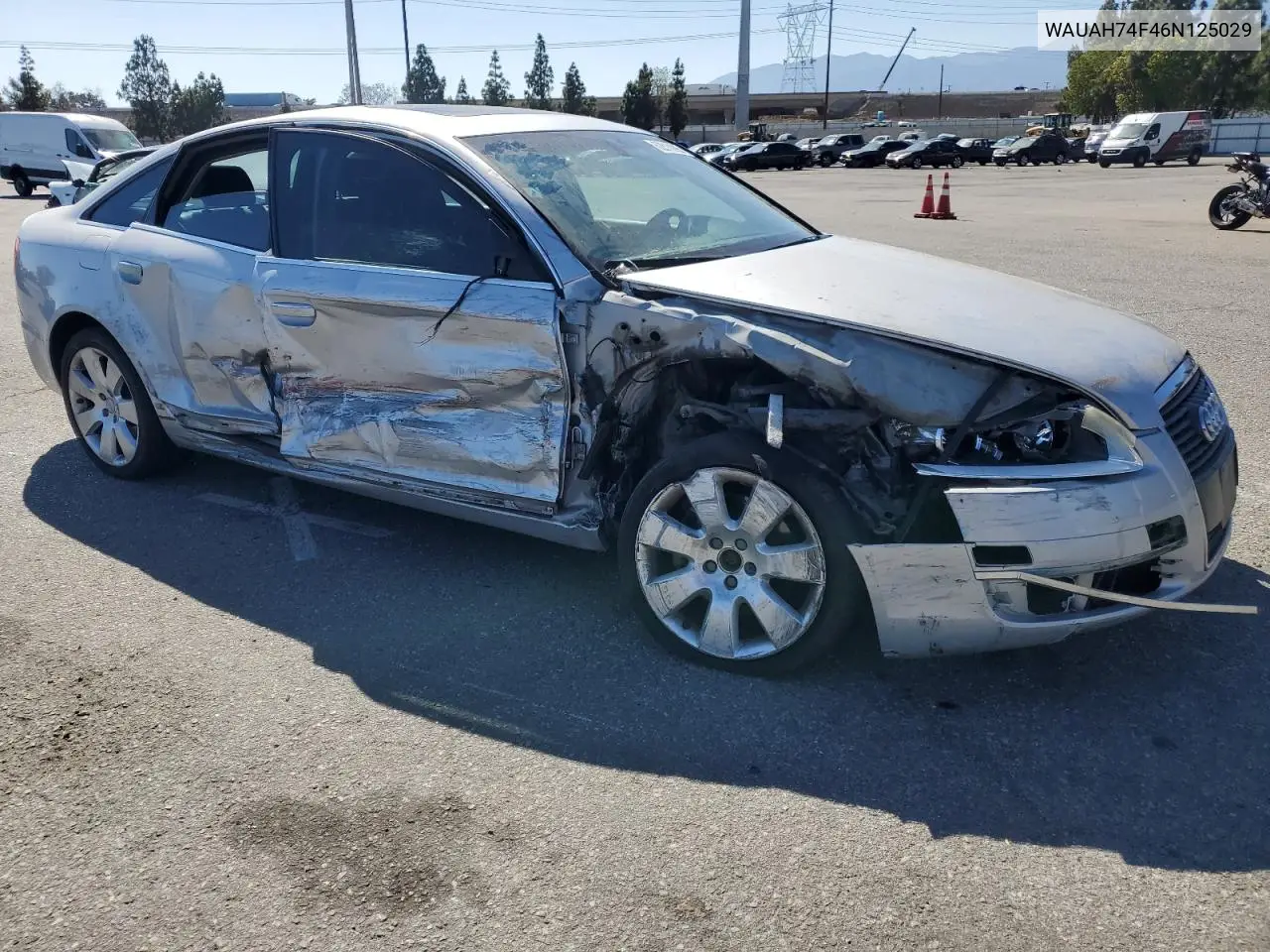 2006 Audi A6 3.2 VIN: WAUAH74F46N125029 Lot: 62818895