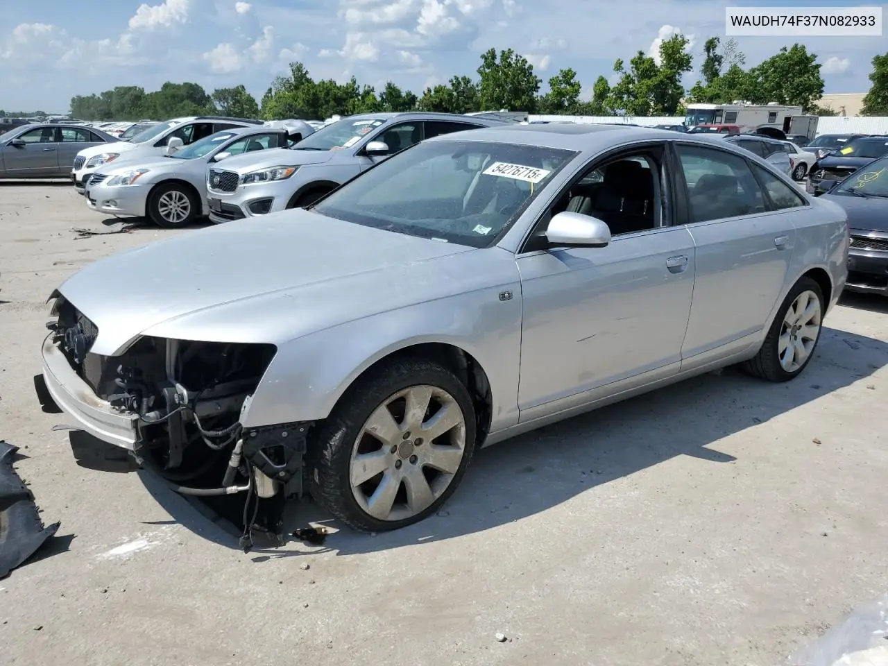 2007 Audi A6 3.2 Quattro VIN: WAUDH74F37N082933 Lot: 54276715