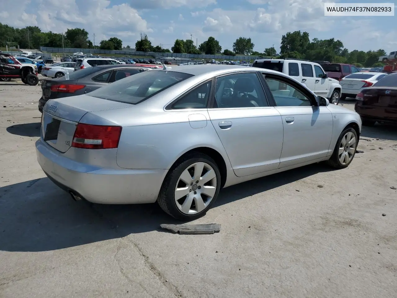 2007 Audi A6 3.2 Quattro VIN: WAUDH74F37N082933 Lot: 54276715