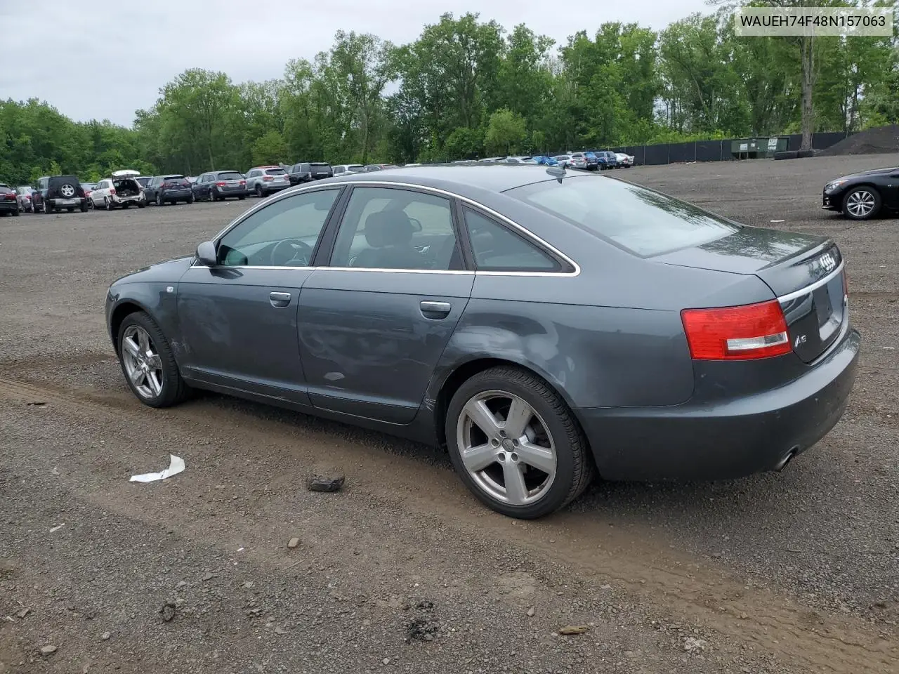 2008 Audi A6 S-Line 3.2 Quattro VIN: WAUEH74F48N157063 Lot: 57866265