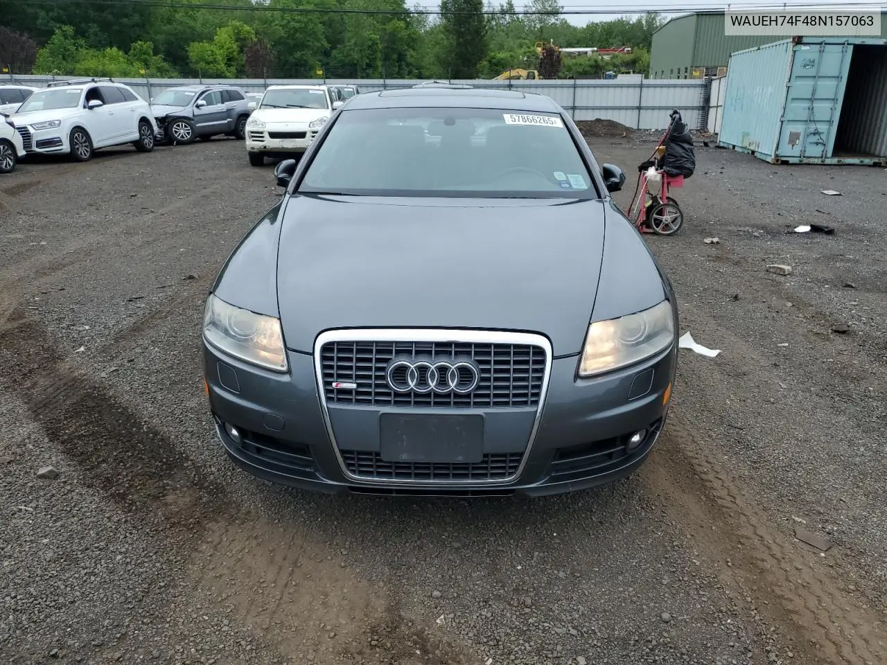 2008 Audi A6 S-Line 3.2 Quattro VIN: WAUEH74F48N157063 Lot: 57866265
