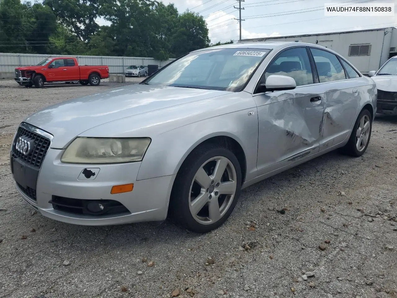 2008 Audi A6 3.2 Quattro VIN: WAUDH74F88N150838 Lot: 60650225