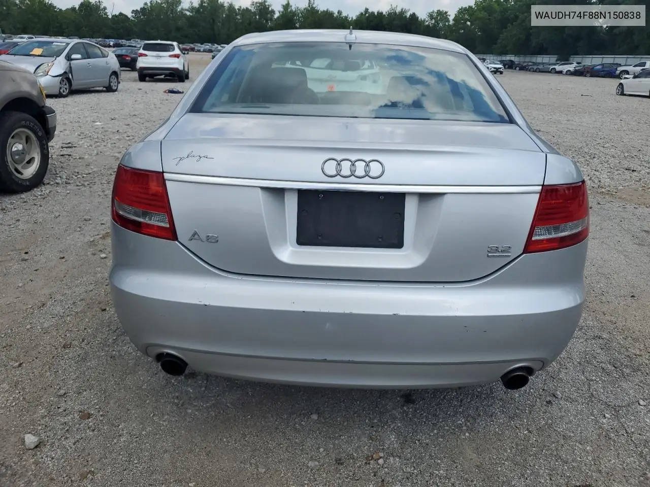 2008 Audi A6 3.2 Quattro VIN: WAUDH74F88N150838 Lot: 60650225