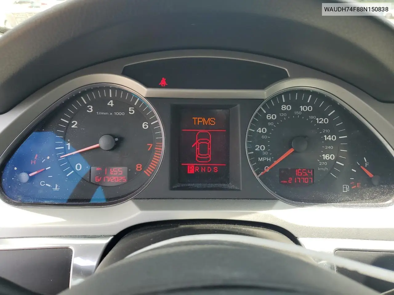 2008 Audi A6 3.2 Quattro VIN: WAUDH74F88N150838 Lot: 60650225
