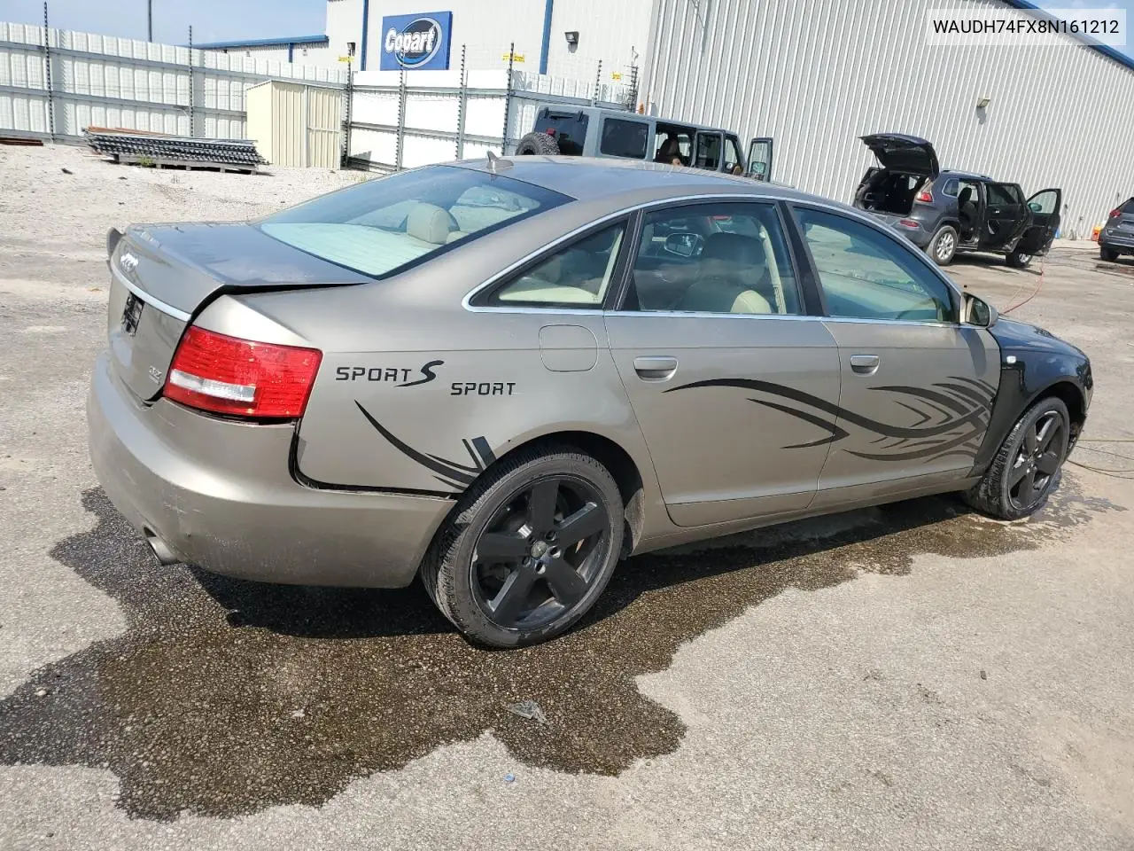 2008 Audi A6 3.2 Quattro VIN: WAUDH74FX8N161212 Lot: 60964345