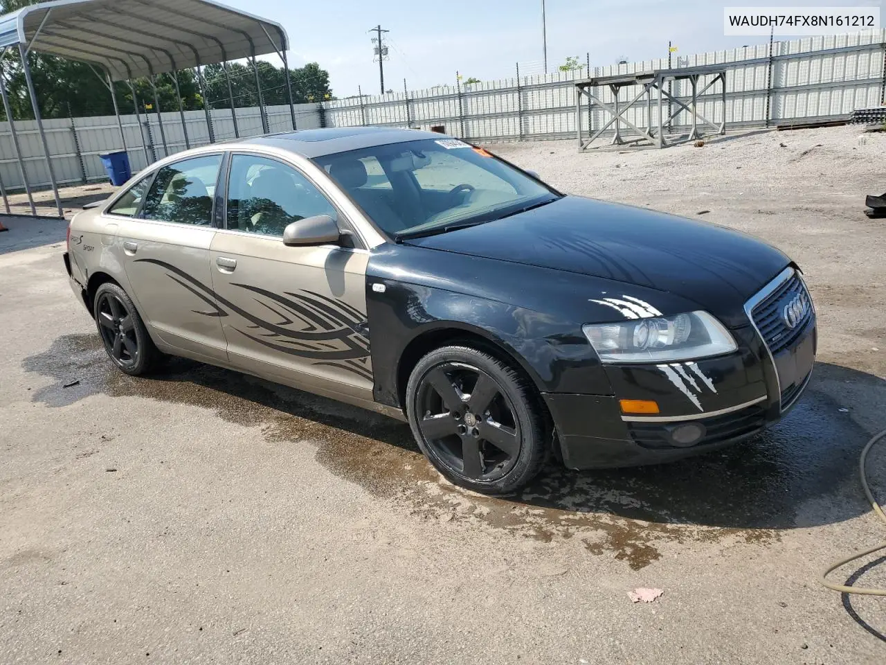 2008 Audi A6 3.2 Quattro VIN: WAUDH74FX8N161212 Lot: 60964345