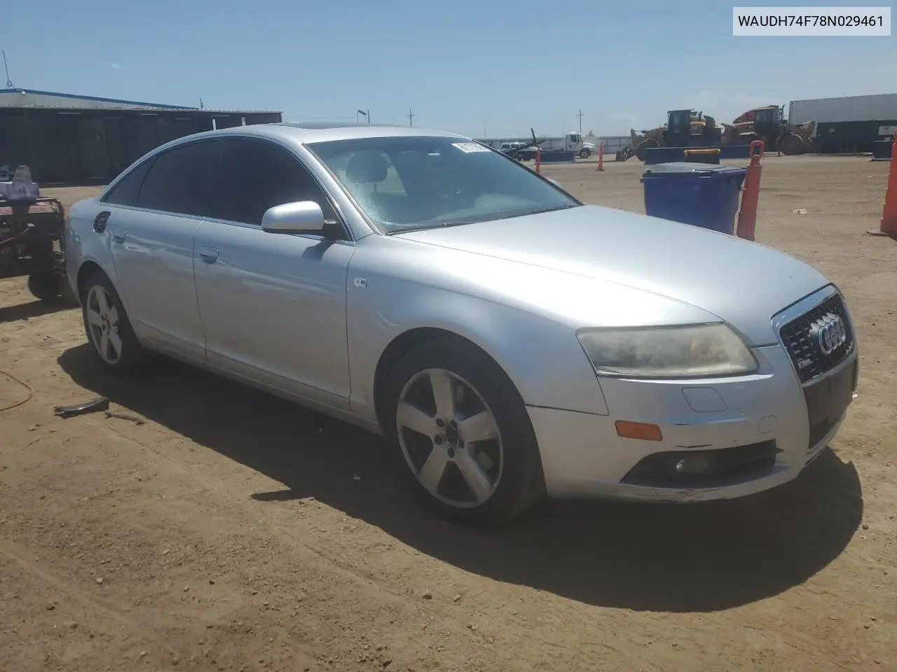 2008 Audi A6 3.2 Quattro VIN: WAUDH74F78N029461 Lot: 61171245