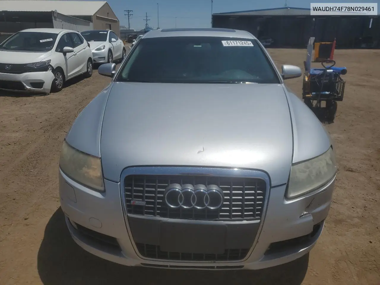 2008 Audi A6 3.2 Quattro VIN: WAUDH74F78N029461 Lot: 61171245