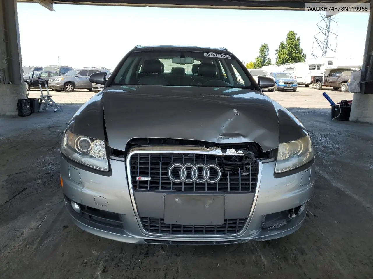 2008 Audi A6 Avant Quattro VIN: WAUKH74F78N119958 Lot: 61577795