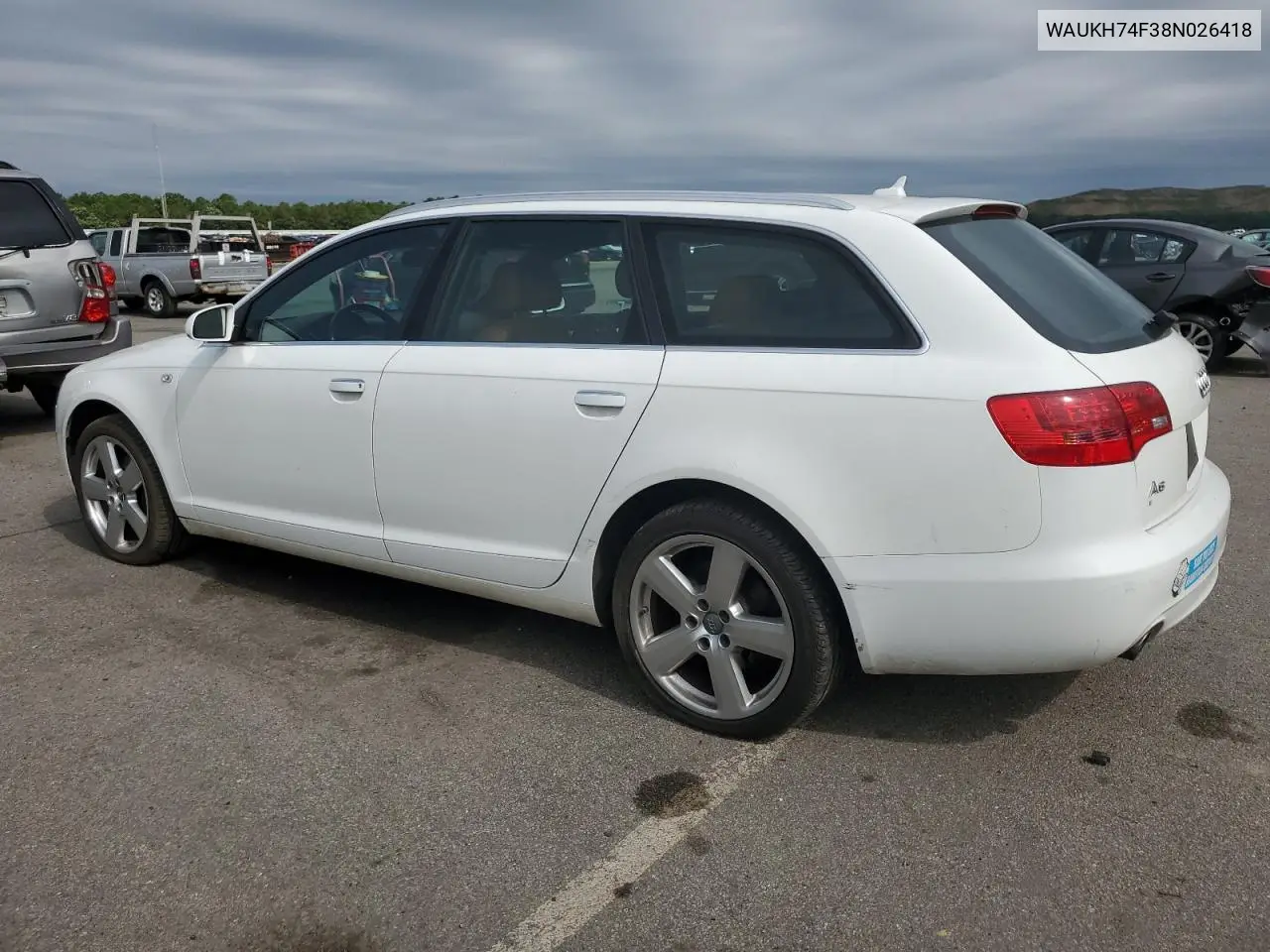 2008 Audi A6 Avant Quattro VIN: WAUKH74F38N026418 Lot: 62319625