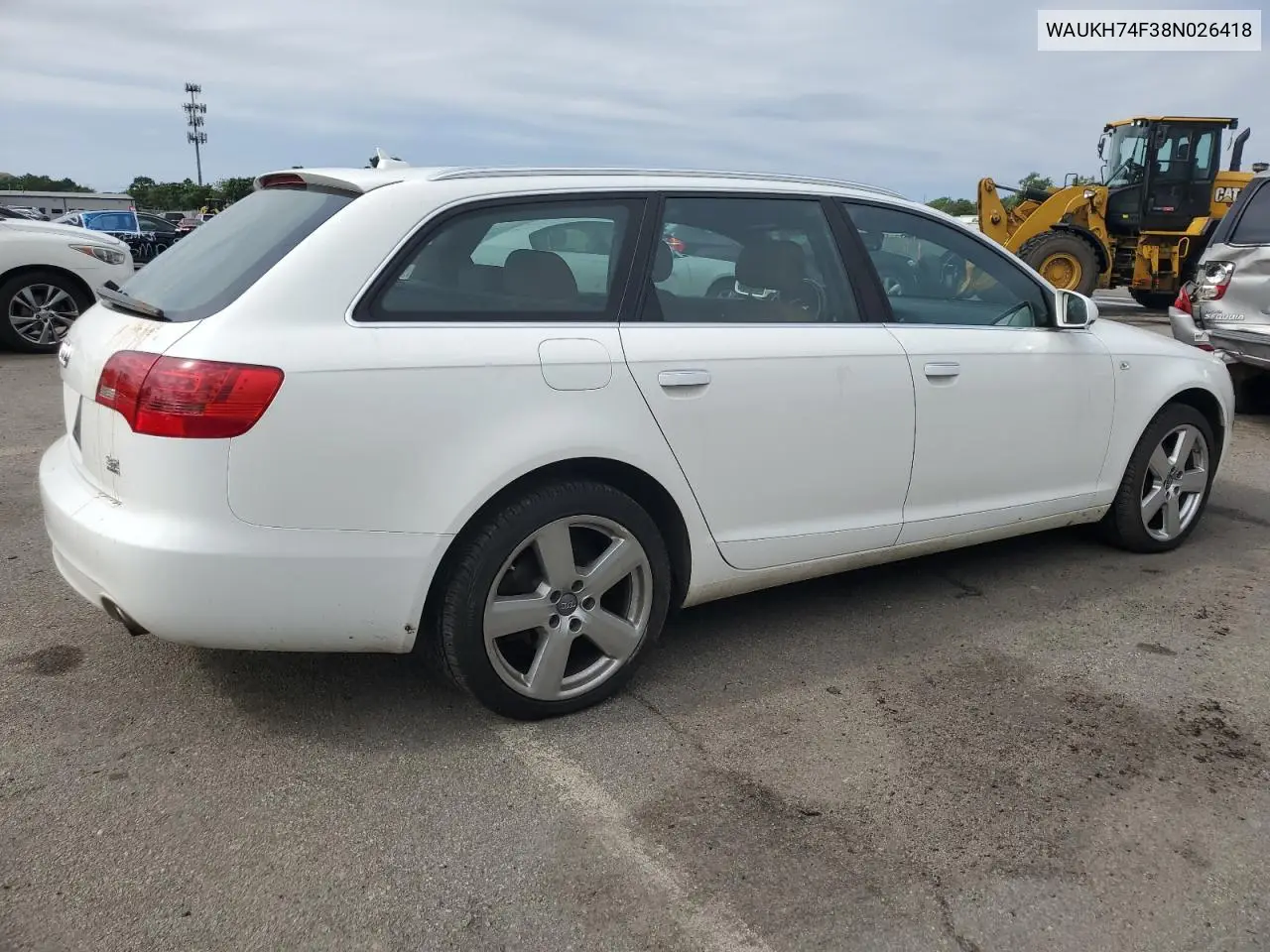 2008 Audi A6 Avant Quattro VIN: WAUKH74F38N026418 Lot: 62319625