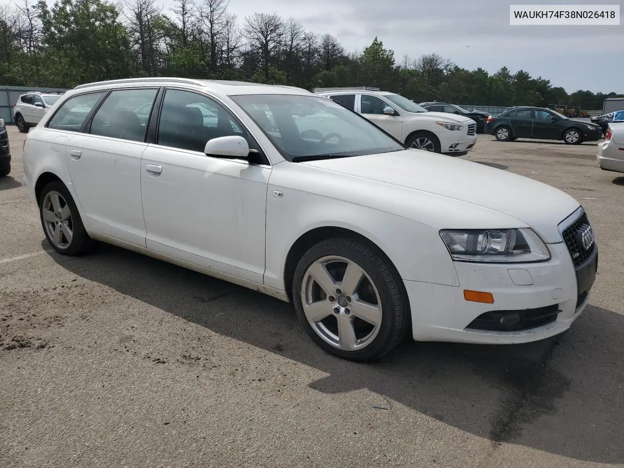 2008 Audi A6 Avant Quattro VIN: WAUKH74F38N026418 Lot: 62319625
