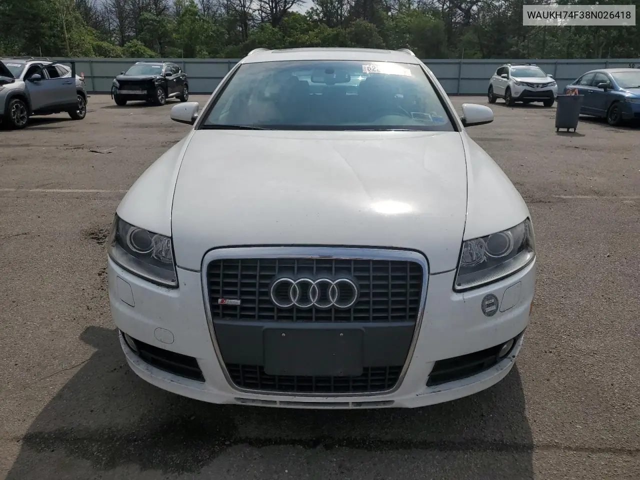2008 Audi A6 Avant Quattro VIN: WAUKH74F38N026418 Lot: 62319625