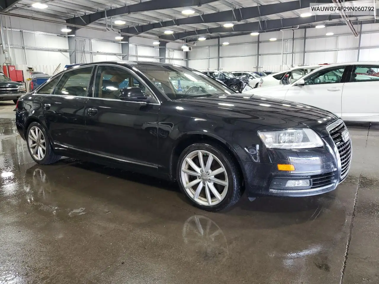 2009 Audi A6 Prestige VIN: WAUWG74F29N060792 Lot: 61098905