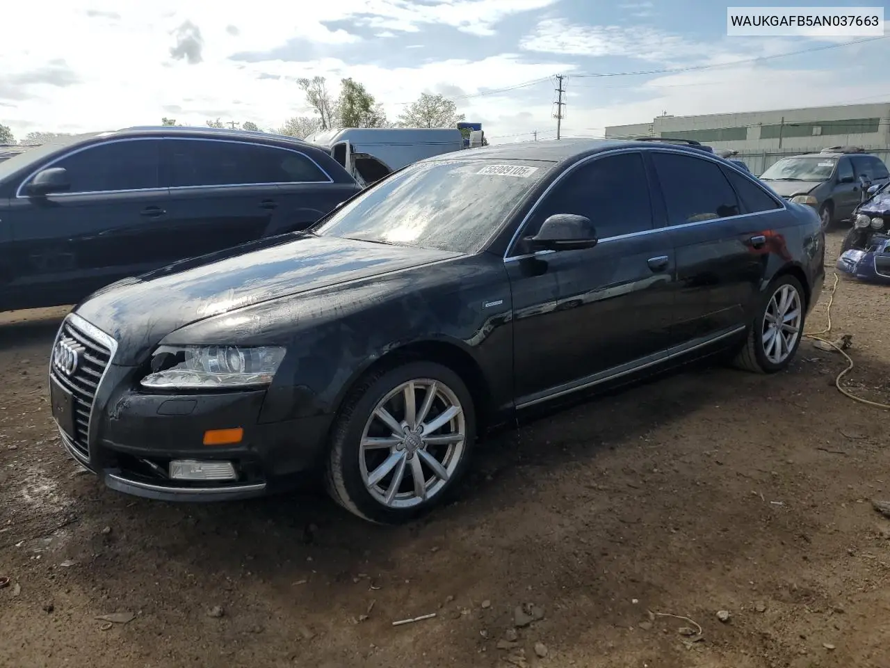 2010 Audi A6 Prestige VIN: WAUKGAFB5AN037663 Lot: 56989105