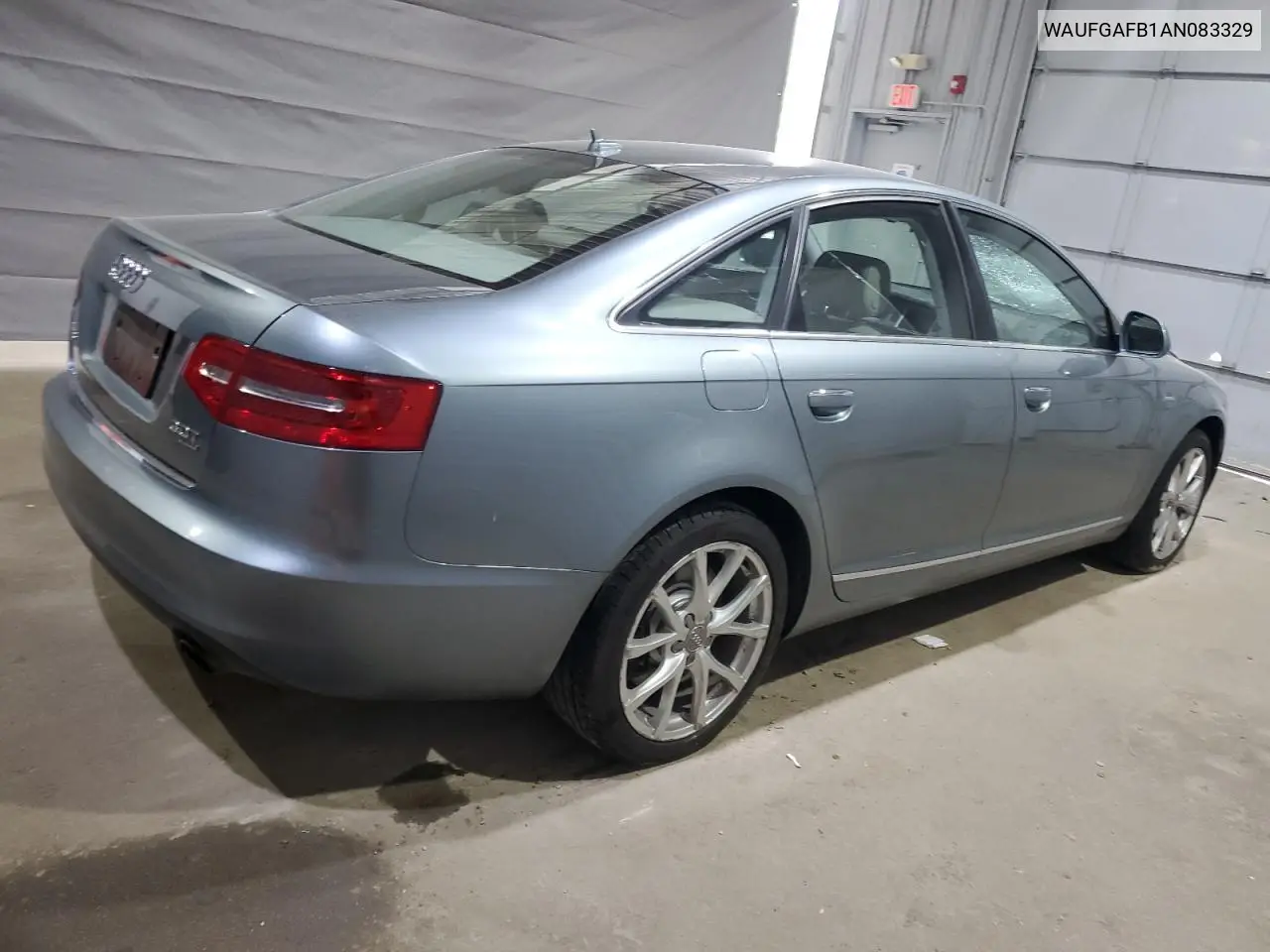 2010 Audi A6 Premium Plus VIN: WAUFGAFB1AN083329 Lot: 59603385