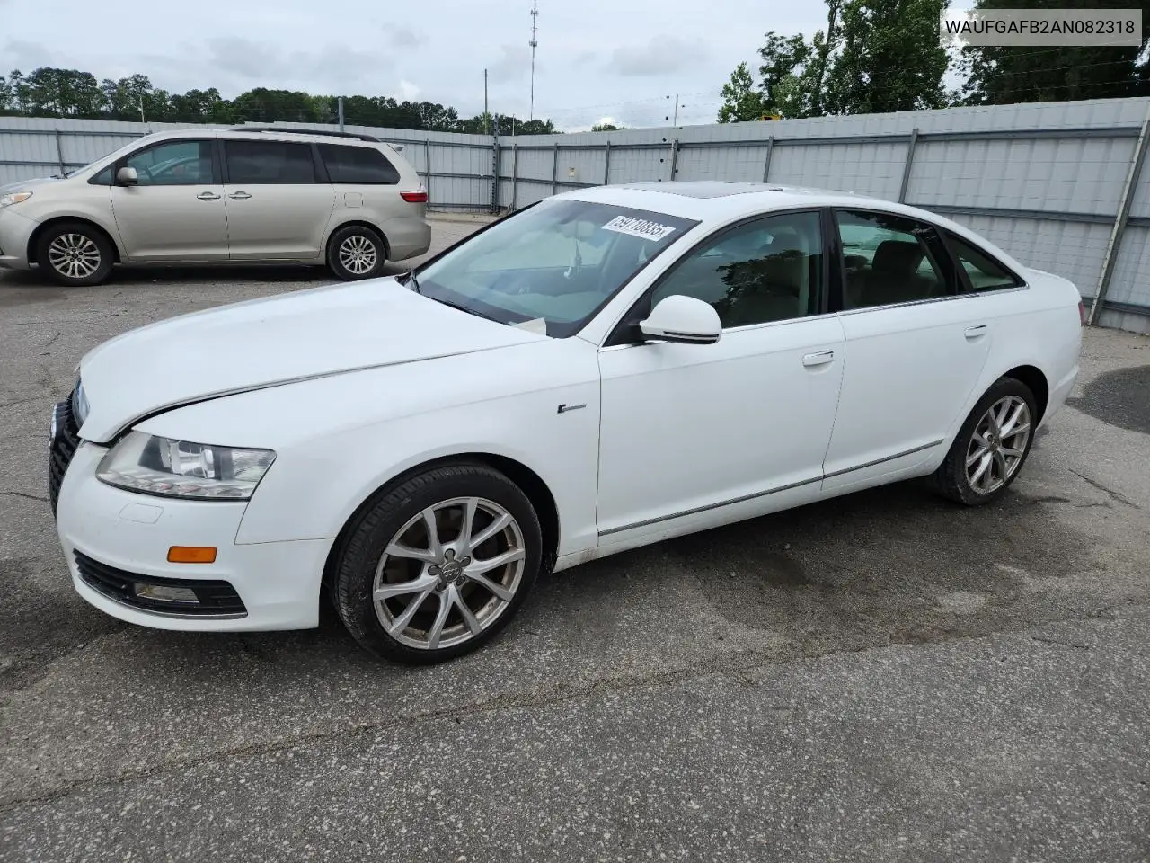 2010 Audi A6 Premium Plus VIN: WAUFGAFB2AN082318 Lot: 59710835