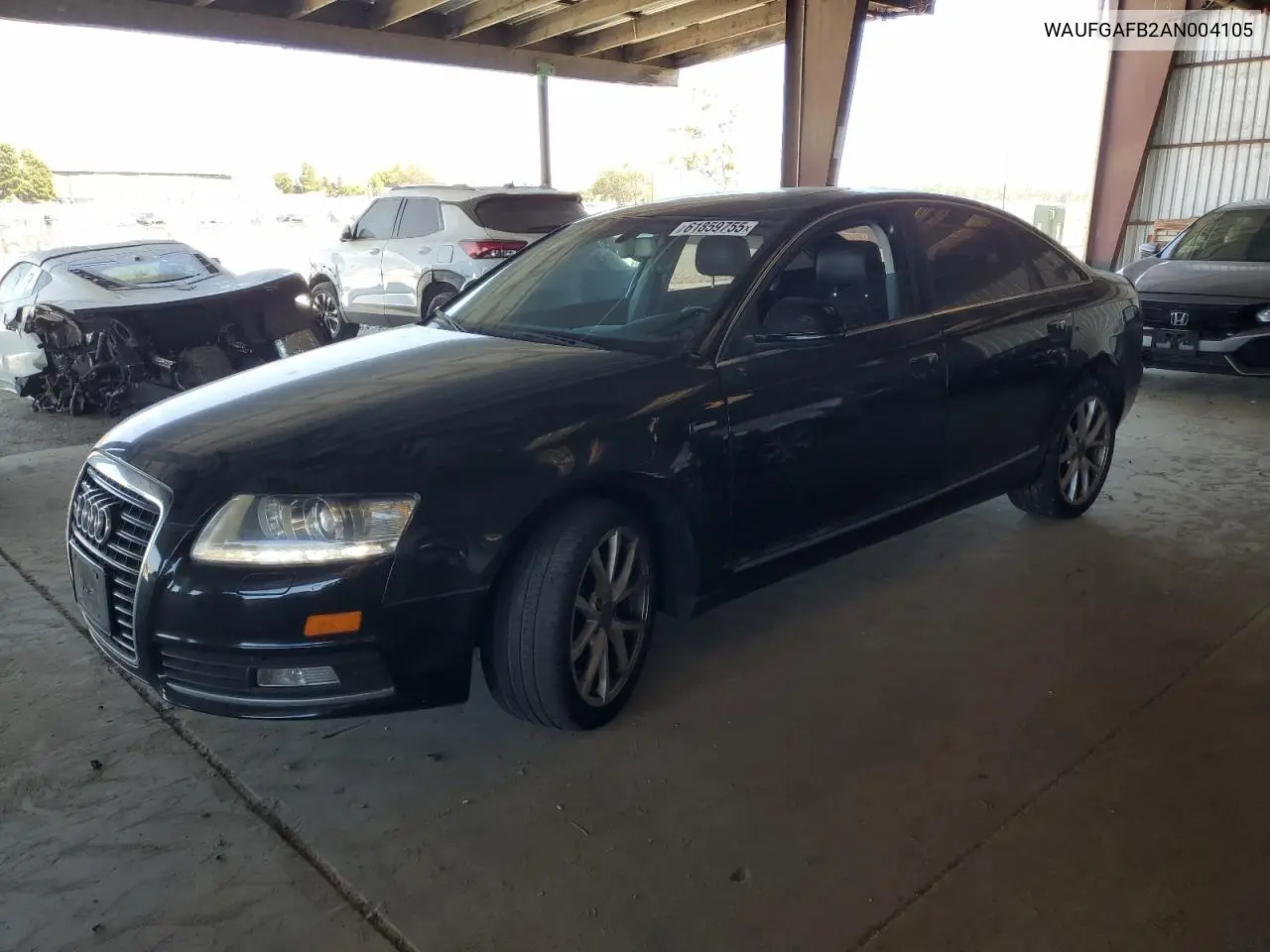2010 Audi A6 Premium Plus VIN: WAUFGAFB2AN004105 Lot: 61859755