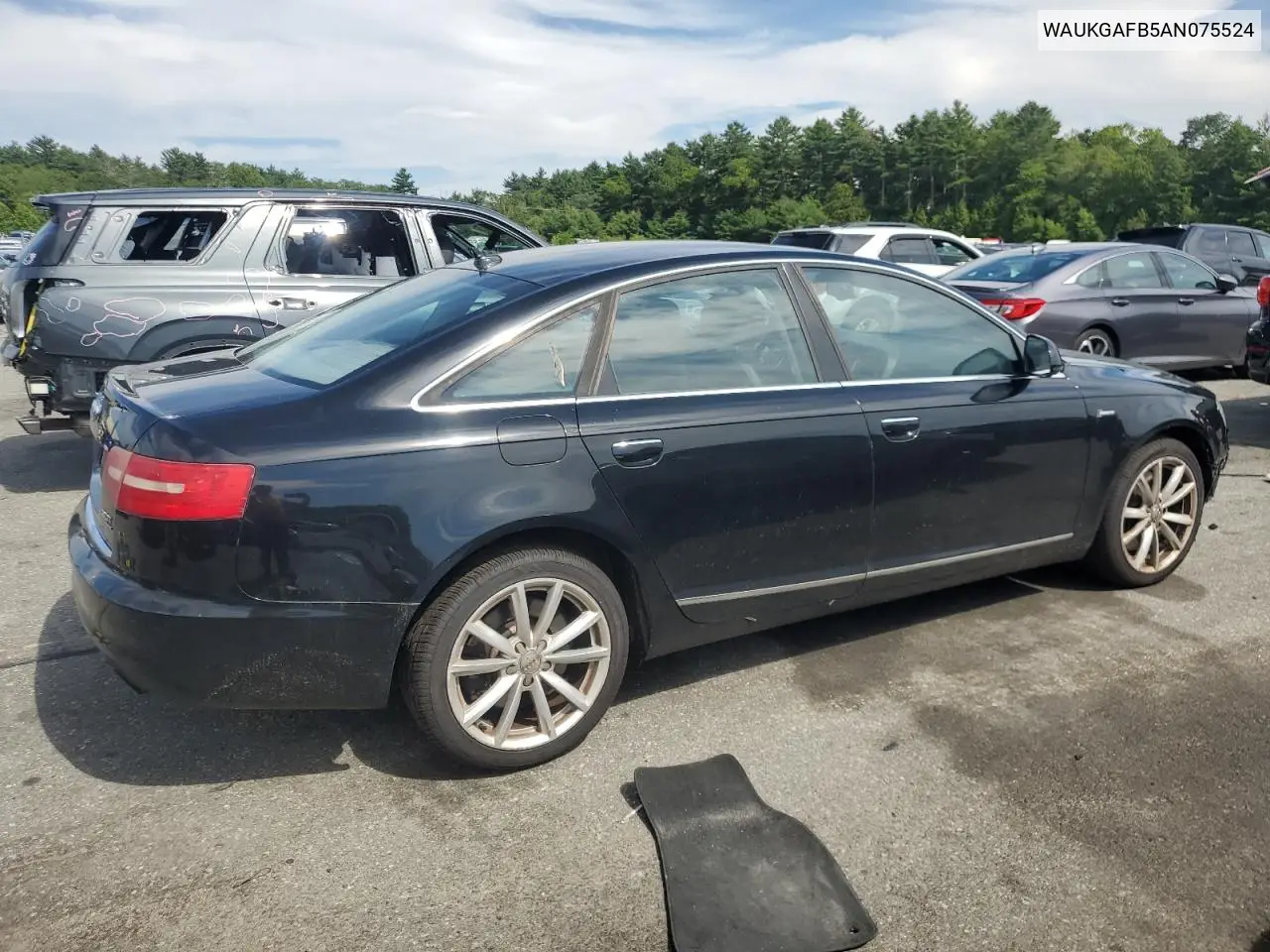 waukgafb5an075524 WAUKGAFB5AN075524 2010 Audi A6 Prestige