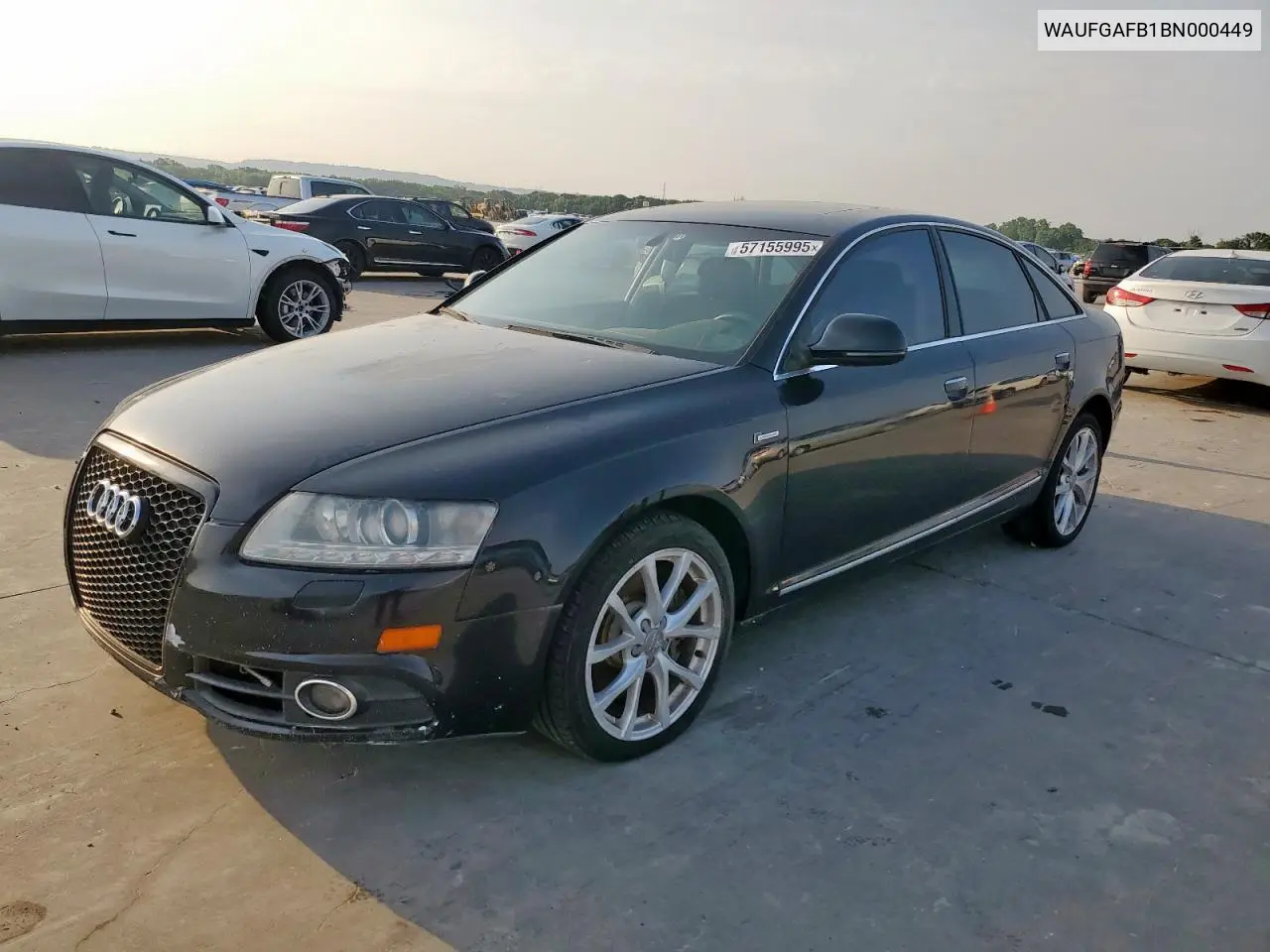 2011 Audi A6 Premium Plus VIN: WAUFGAFB1BN000449 Lot: 57155995