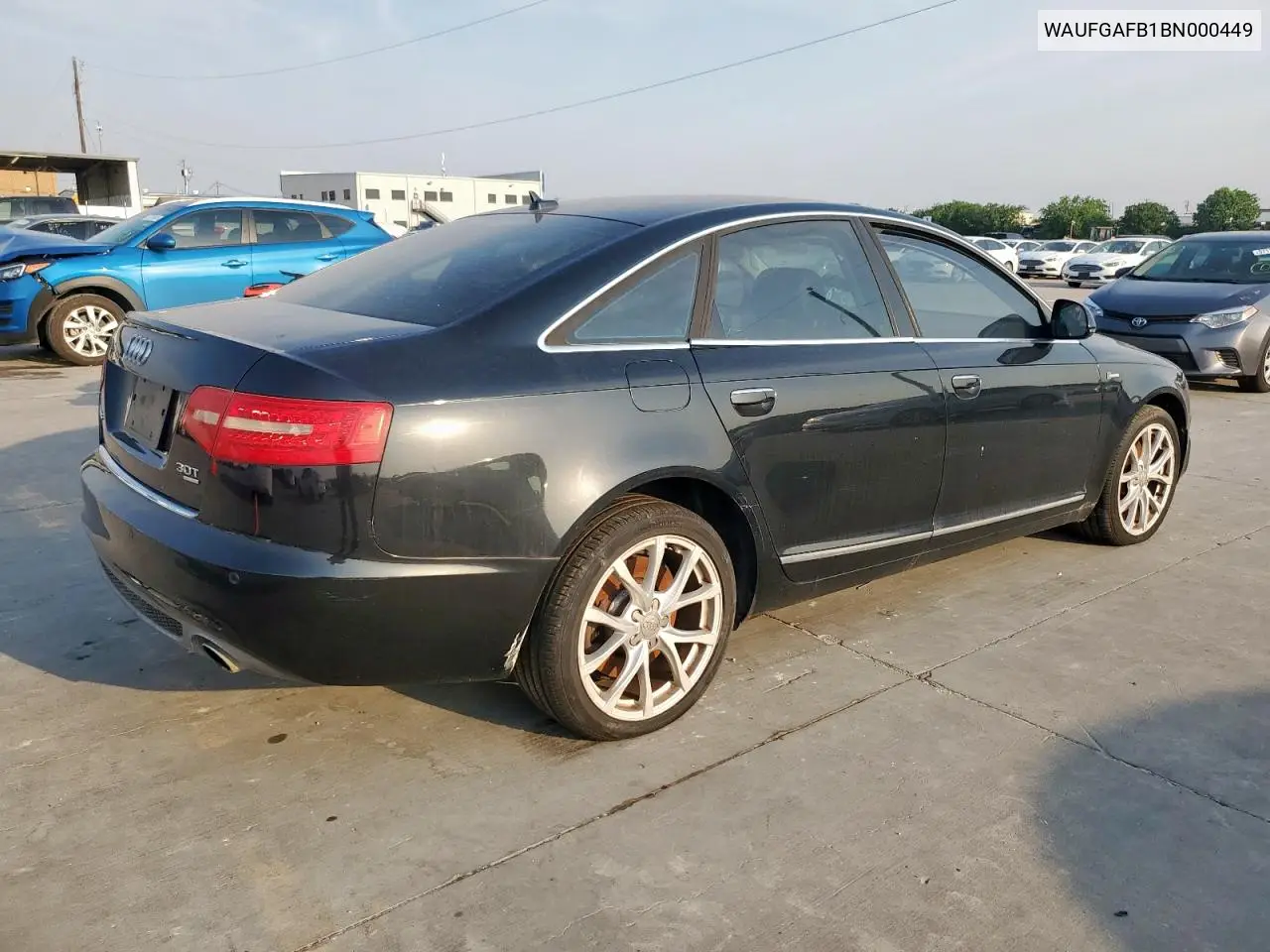 2011 Audi A6 Premium Plus VIN: WAUFGAFB1BN000449 Lot: 57155995