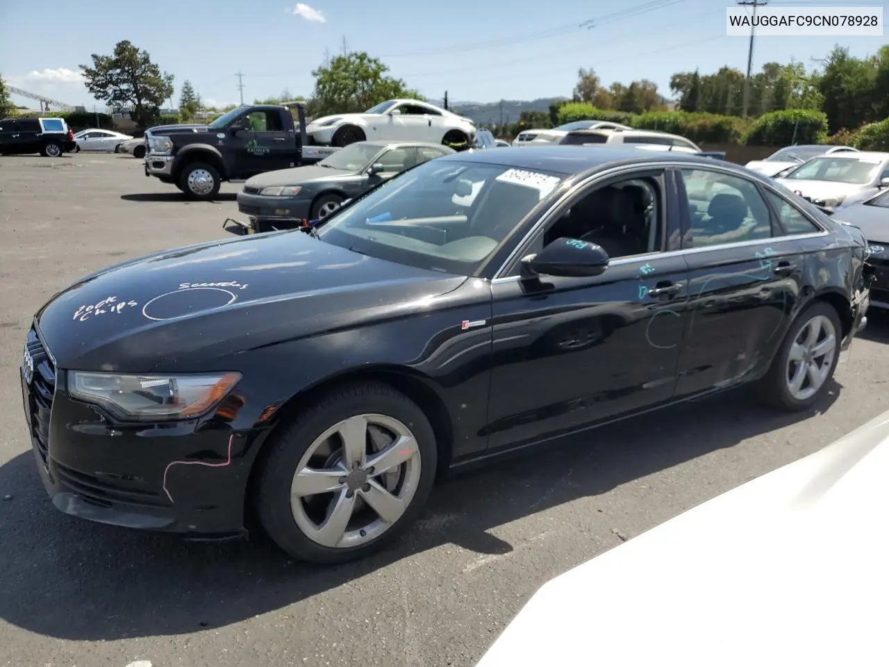 2012 Audi A6 Premium Plus VIN: WAUGGAFC9CN078928 Lot: 56406115