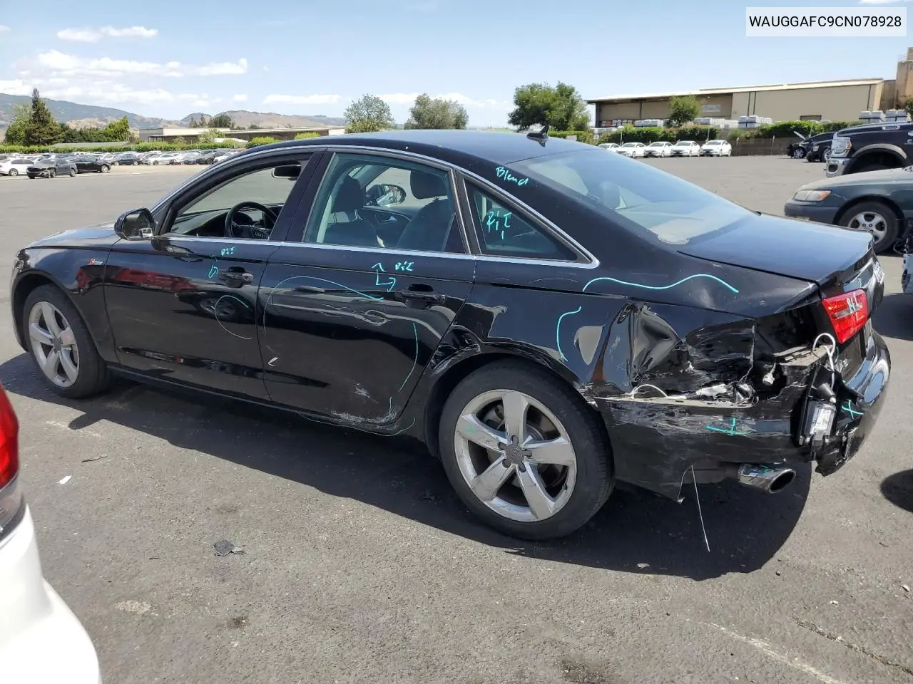 2012 Audi A6 Premium Plus VIN: WAUGGAFC9CN078928 Lot: 56406115