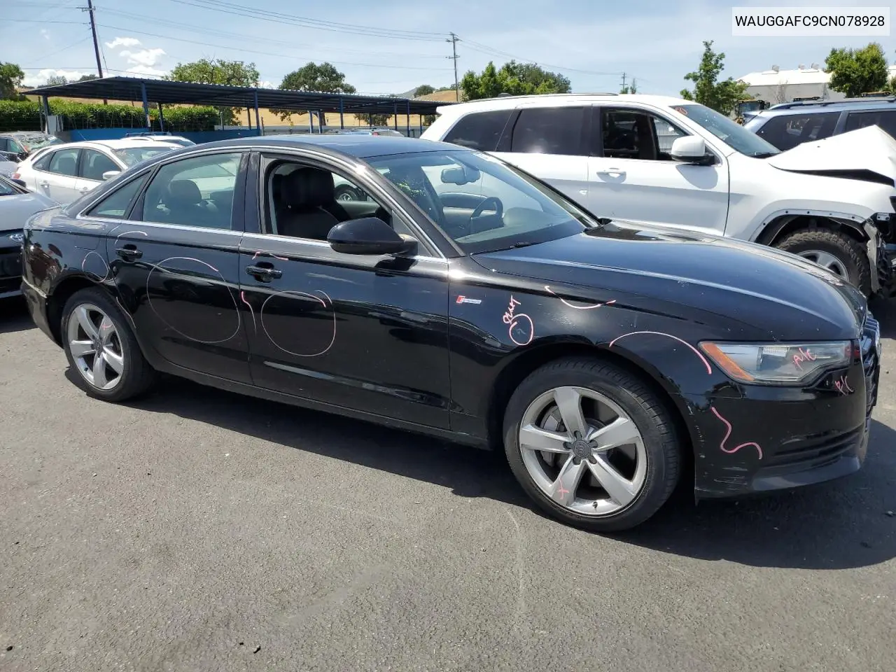 2012 Audi A6 Premium Plus VIN: WAUGGAFC9CN078928 Lot: 56406115