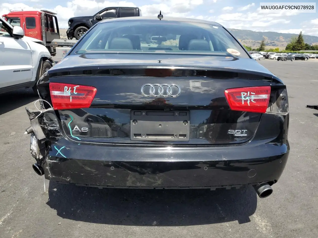 2012 Audi A6 Premium Plus VIN: WAUGGAFC9CN078928 Lot: 56406115