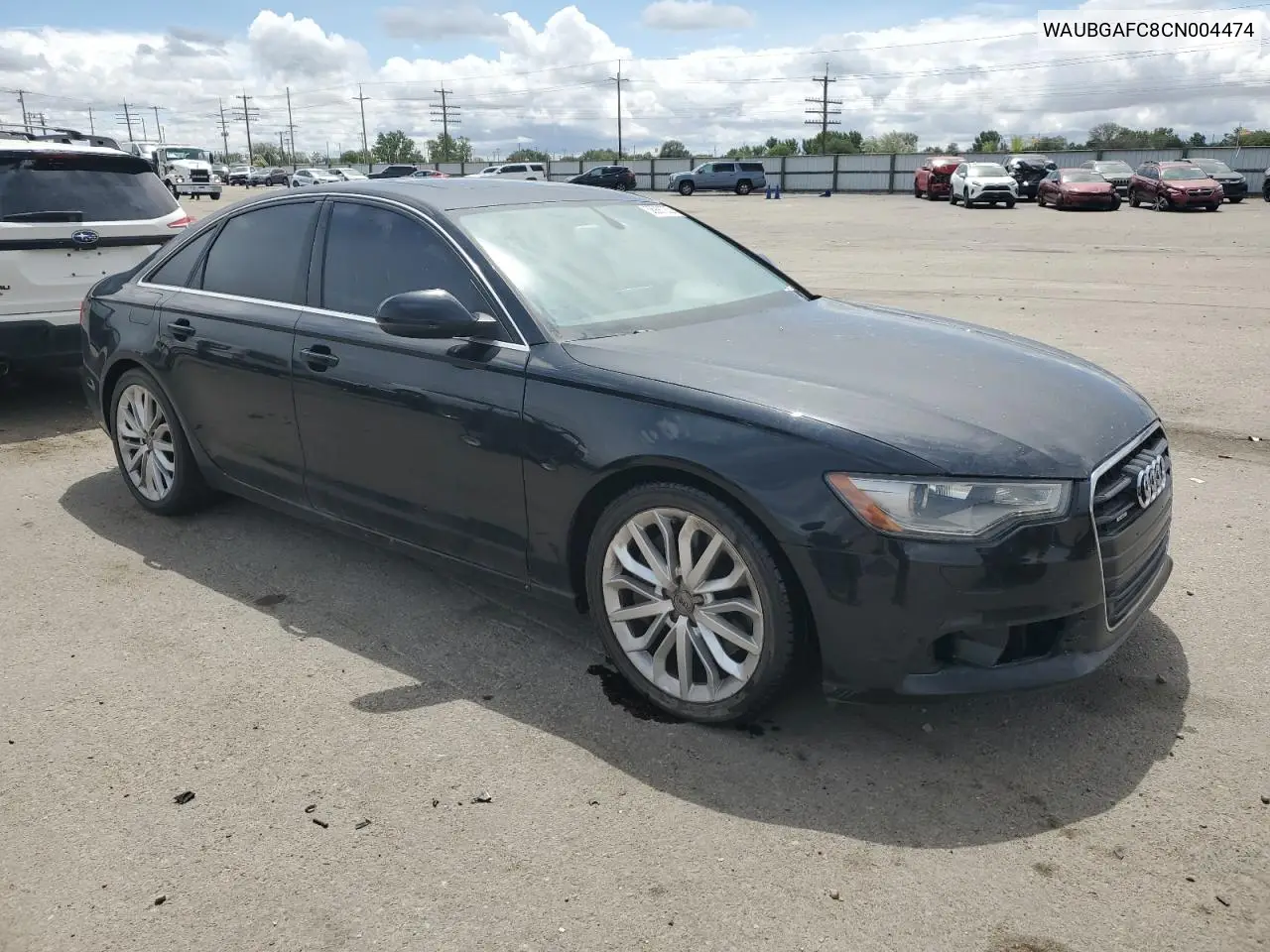 2012 Audi A6 VIN: WAUBGAFC8CN004474 Lot: 56991235