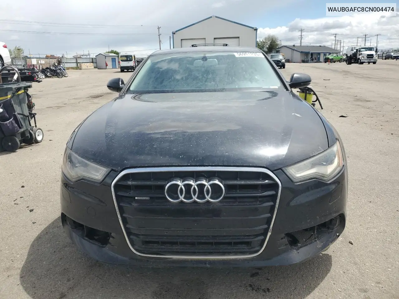 2012 Audi A6 VIN: WAUBGAFC8CN004474 Lot: 56991235