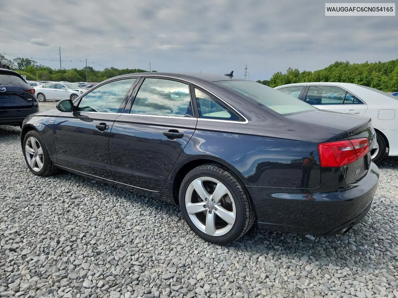 2012 Audi A6 Premium Plus VIN: WAUGGAFC6CN054165 Lot: 62527695