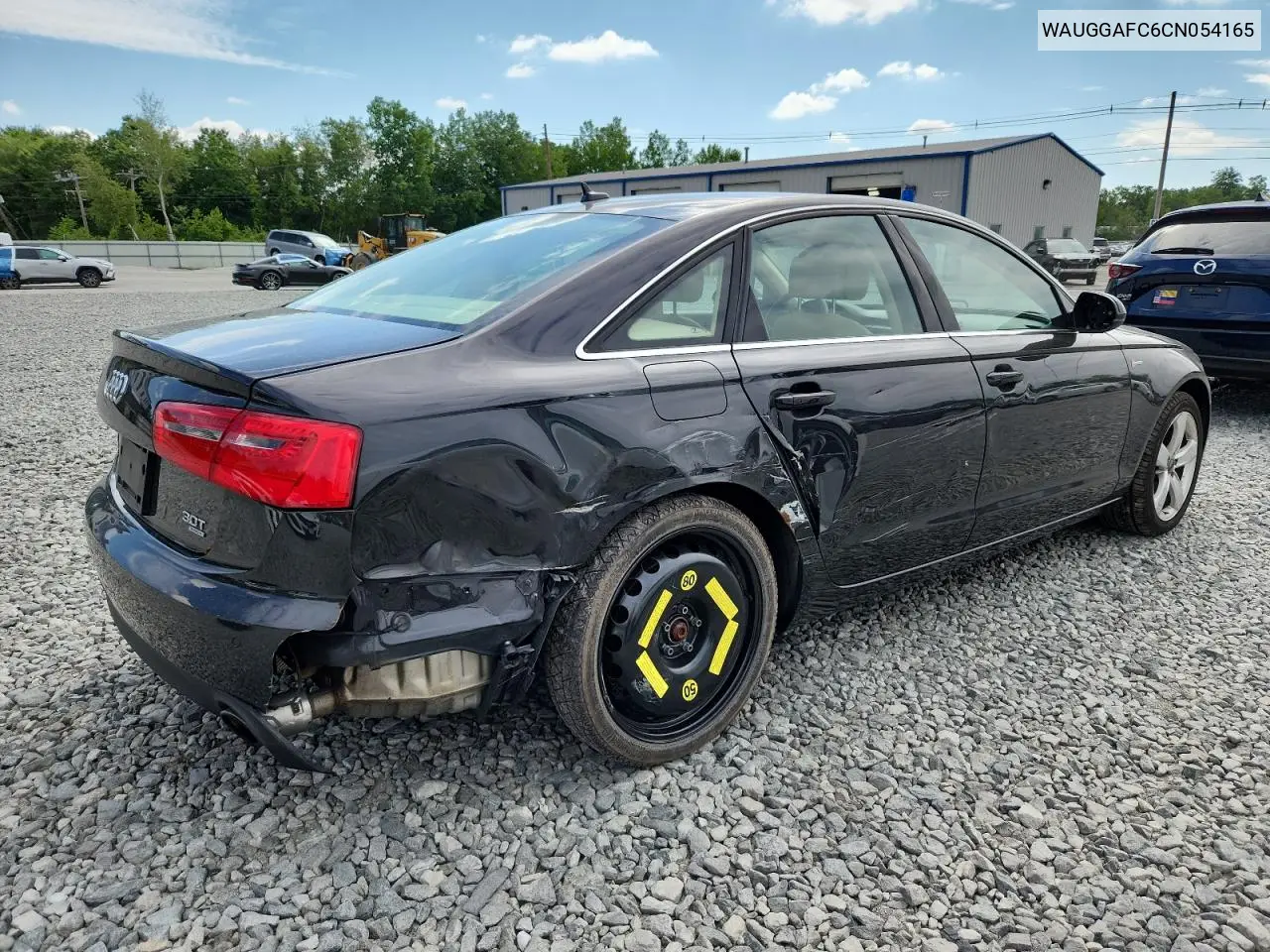 2012 Audi A6 Premium Plus VIN: WAUGGAFC6CN054165 Lot: 62527695