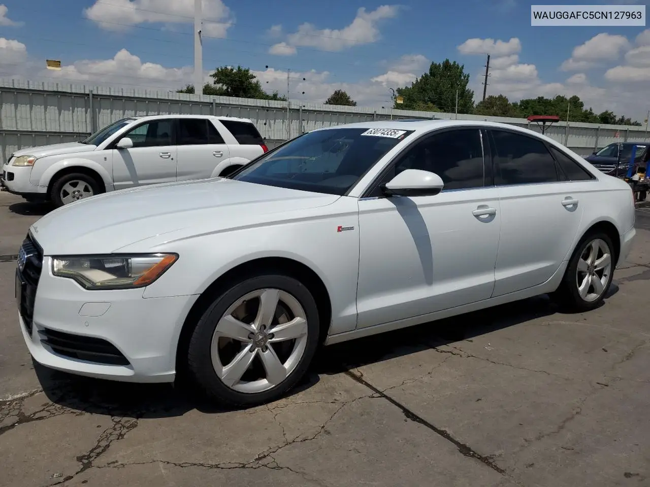 2012 Audi A6 Premium Plus VIN: WAUGGAFC5CN127963 Lot: 63074335