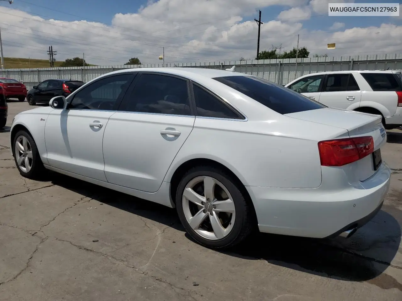 2012 Audi A6 Premium Plus VIN: WAUGGAFC5CN127963 Lot: 63074335