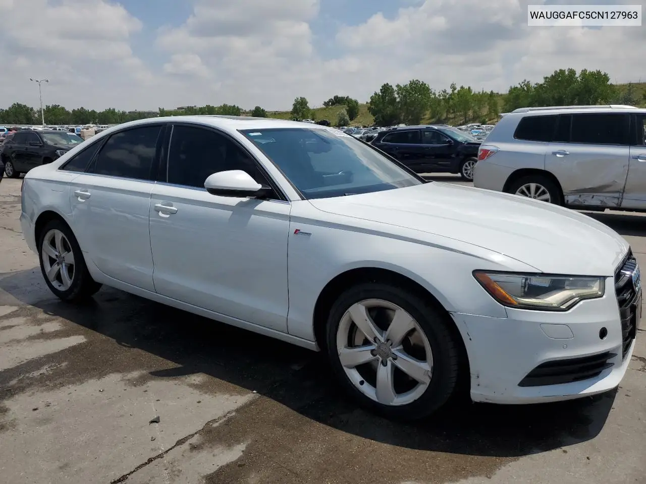 2012 Audi A6 Premium Plus VIN: WAUGGAFC5CN127963 Lot: 63074335