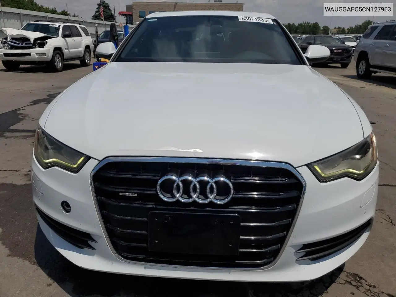 2012 Audi A6 Premium Plus VIN: WAUGGAFC5CN127963 Lot: 63074335