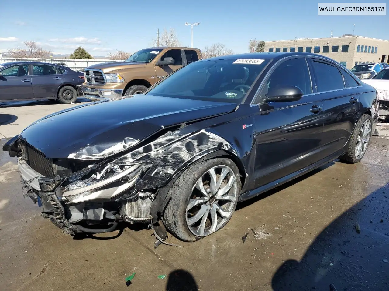 2013 Audi A6 Prestige VIN: WAUHGAFC8DN155178 Lot: 47893505