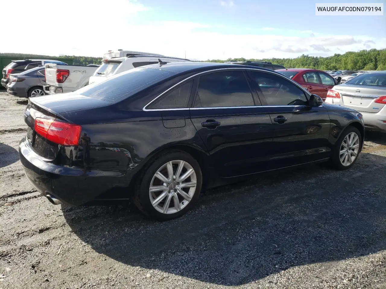 2013 Audi A6 Premium Plus VIN: WAUGFAFC0DN079194 Lot: 56824095