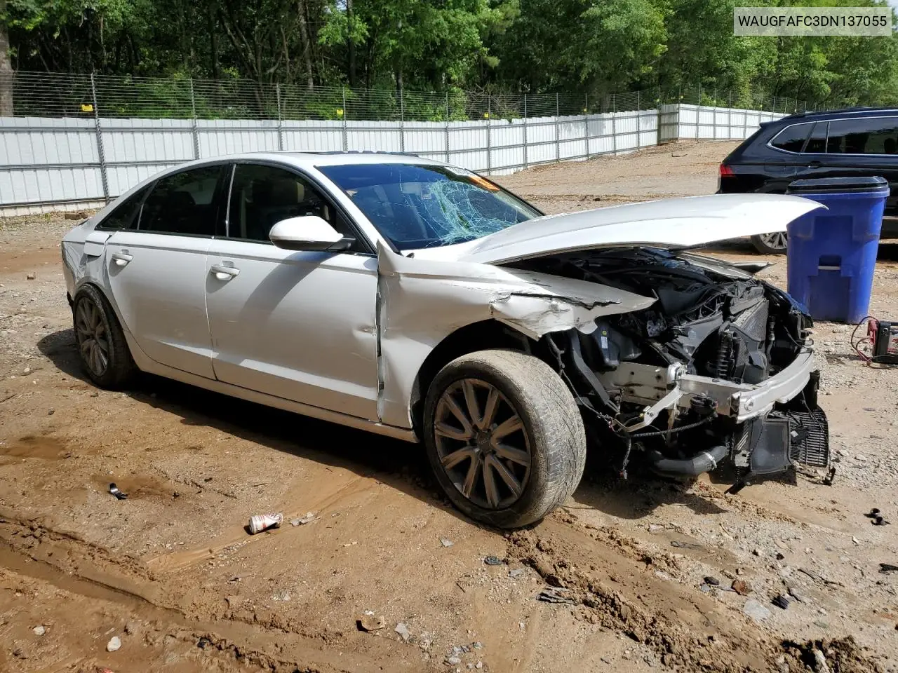 2013 Audi A6 Premium Plus VIN: WAUGFAFC3DN137055 Lot: 58819435