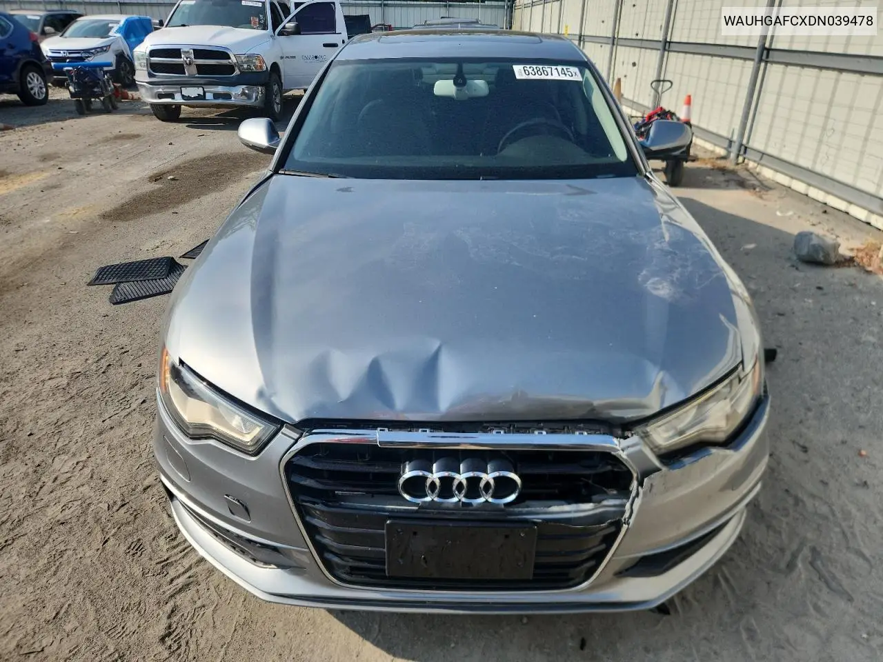 2013 Audi A6 Prestige VIN: WAUHGAFCXDN039478 Lot: 63867145