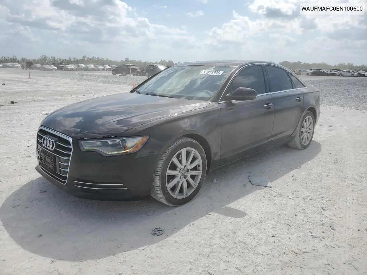 2014 Audi A6 Premium Plus VIN: WAUFMAFC0EN100600 Lot: 51011795
