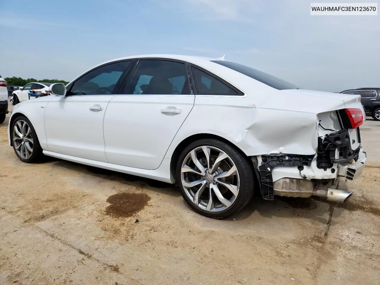 2014 Audi A6 Prestige VIN: WAUHMAFC3EN123670 Lot: 56535995